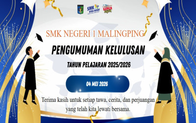 PENGUMUMAN KELULUSAN SISWA KELAS XII SMKN 1 MALINGPING TAHUN PELAJARAN 2025-2026